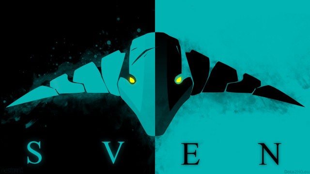 Stylized bird glowing eyes name free wallpaper for desktop - medium preview image