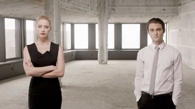 Man woman black white blood free wallpaper for desktop - medium preview image