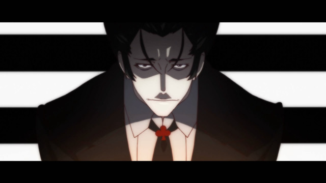 Man suit tie blackwhite striped free wallpaper for desktop - medium preview image