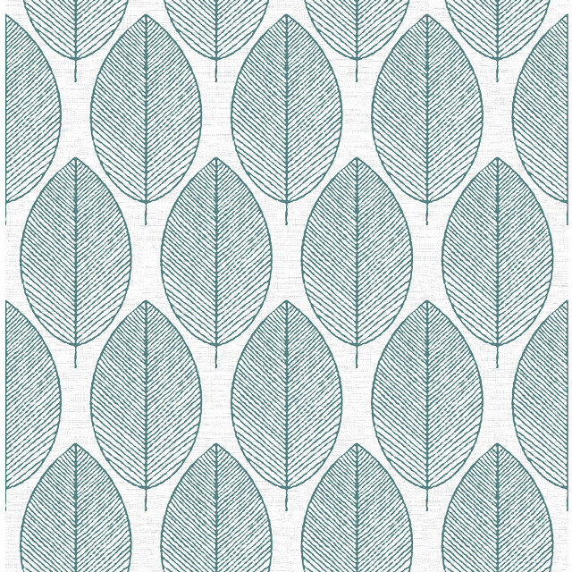 Blue white leaf pattern fence free wallpaper for tablet - medium preview image
