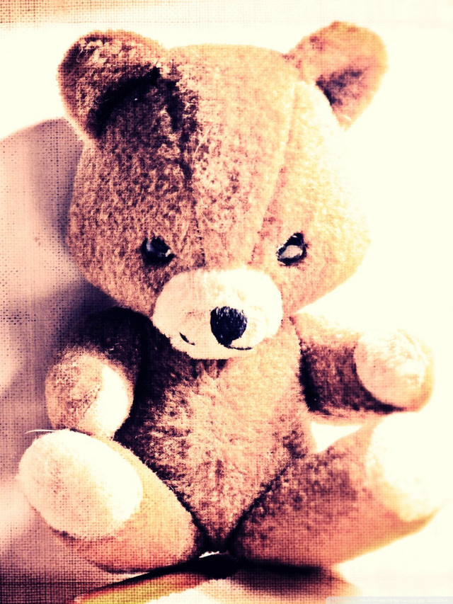 Teddy bear bed pillow teddy free wallpaper for mobile - medium preview image