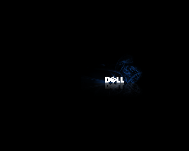 Dell logo dark reflection image free wallpaper for desktop - medium preview image