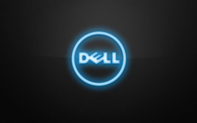 Dell logo dark blue light free wallpaper for desktop - medium preview image