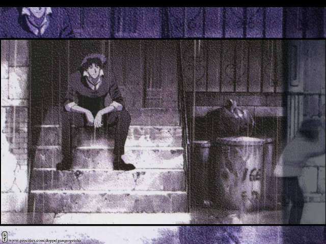 Man sitting woman standing trash free wallpaper for desktop - medium preview image