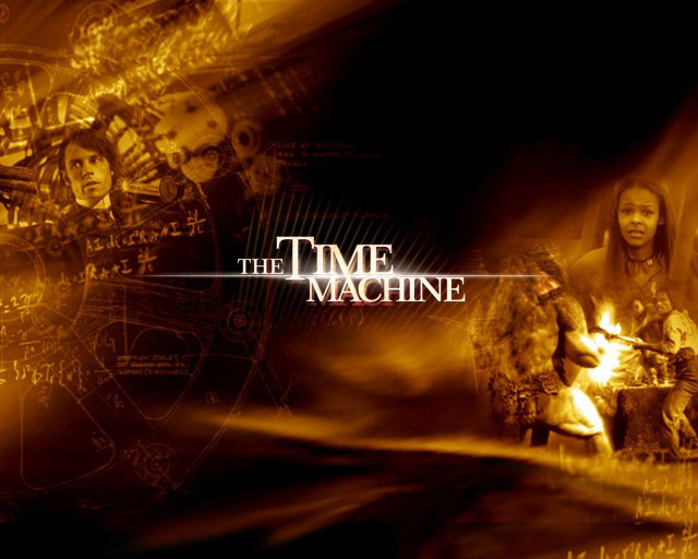 Group fire time machine yellow free wallpaper for desktop - medium preview image