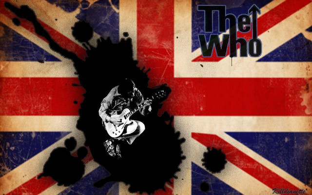 British flag guitar the who free wallpaper for desktop - medium preview image