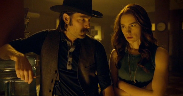 Man woman room clock hat free wallpaper for desktop - medium preview image