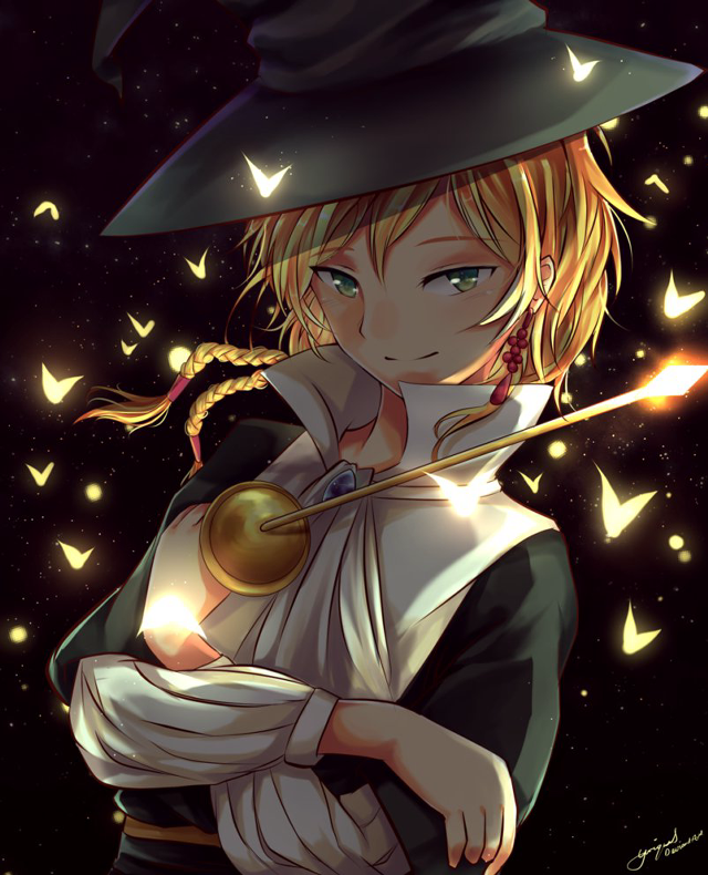 Witch hat wand magic realist free wallpaper for mobile - medium preview image