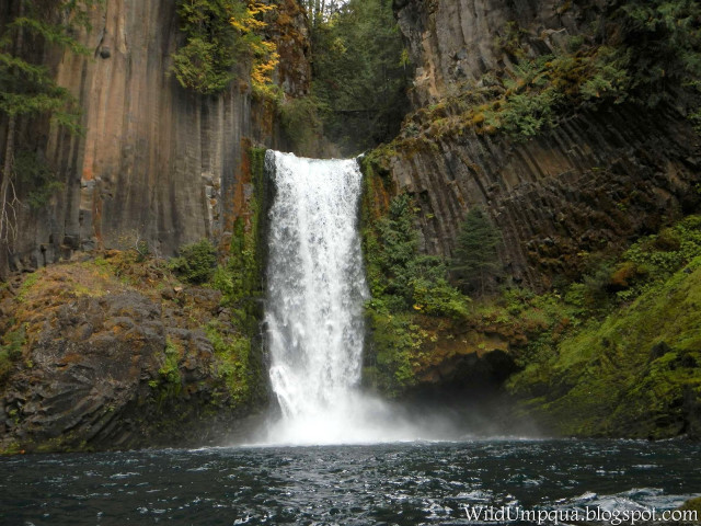 Waterfall river background trees scenery free wallpaper for desktop - medium preview image