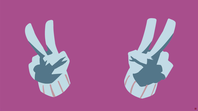 Fingers peace sign air couple free wallpaper for desktop - medium preview image