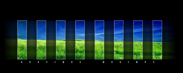 Green field blue sky clouds #86 free wallpaper for desktop - medium preview image