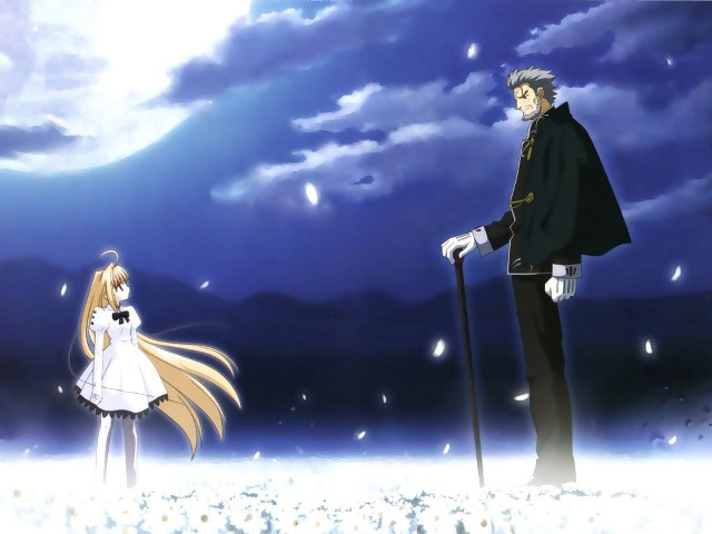 Man woman snow cane full free wallpaper for desktop - medium preview image