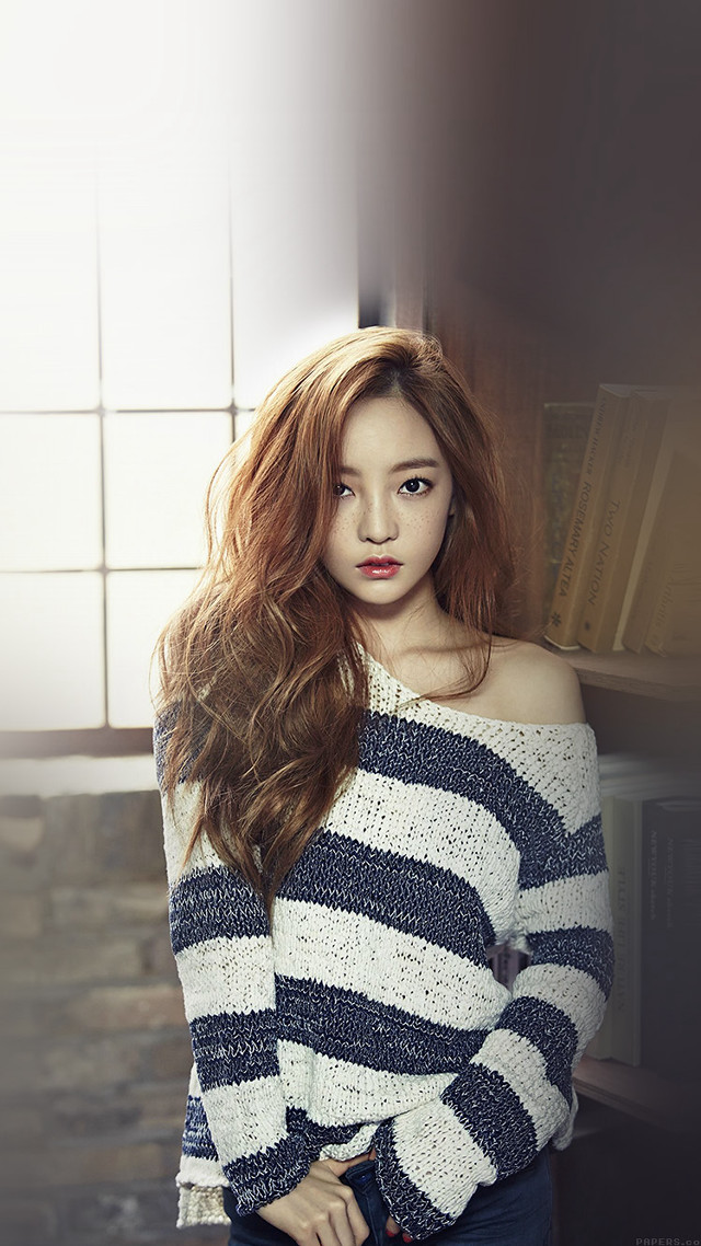 Woman long hair window bookcase free wallpaper for mobile - medium preview image