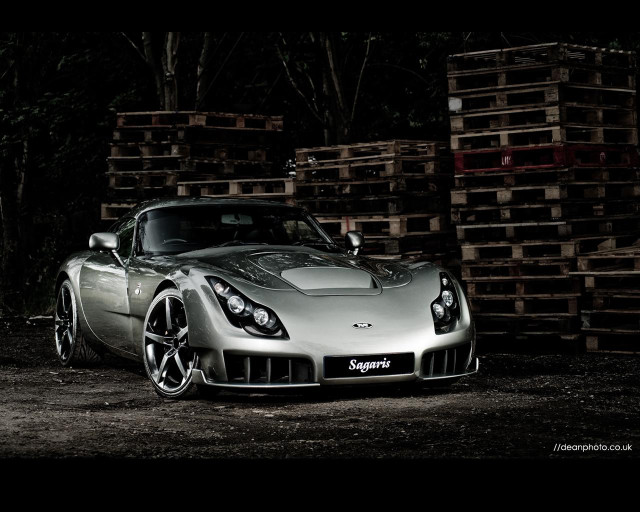 Silver sports car forest night #2 free wallpaper for desktop - medium preview image