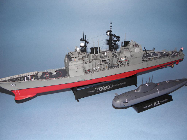 Battleship submarine blue background black free wallpaper for desktop - medium preview image