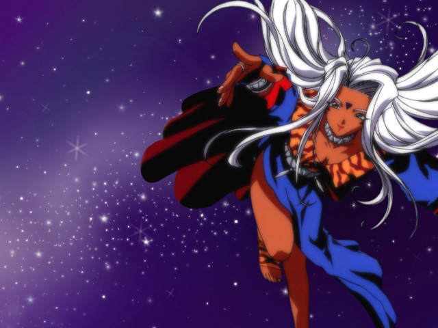 Whitehair blue dress horse stars free wallpaper for desktop - medium preview image