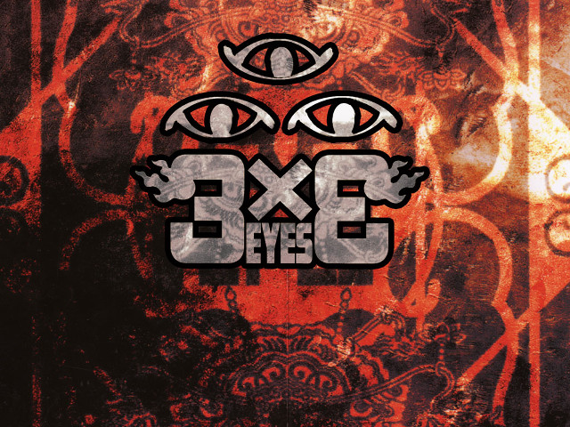 Red black demon eyes xx8 free wallpaper for desktop - medium preview image