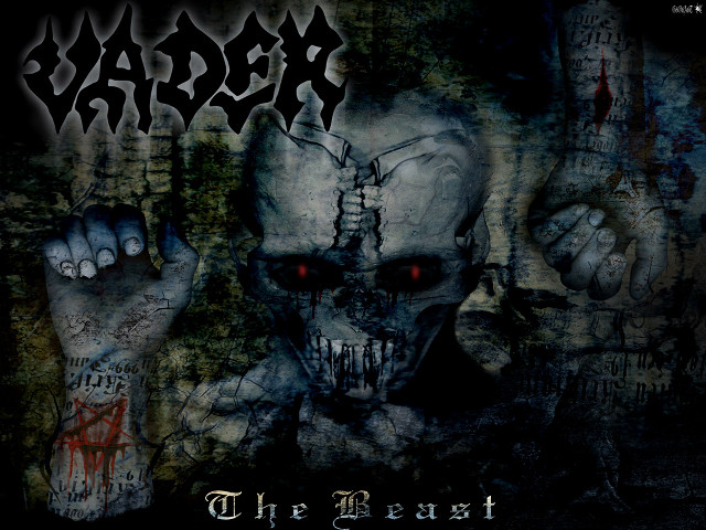 Creepy face hands up blood free wallpaper for desktop - medium preview image