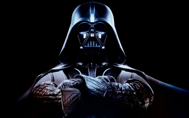 Darth vader dark room hands free wallpaper for desktop - medium preview image