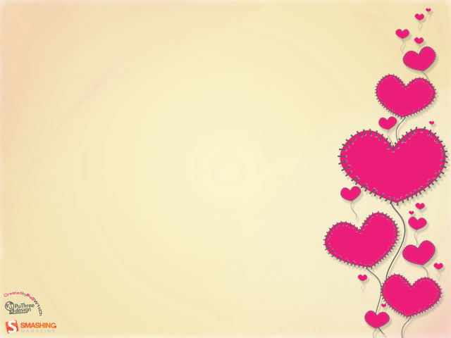 Pink background hearts heart balloon free wallpaper for desktop - medium preview image