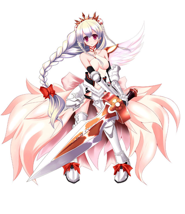 Woman costume sword blade hand free wallpaper for tablet - medium preview image