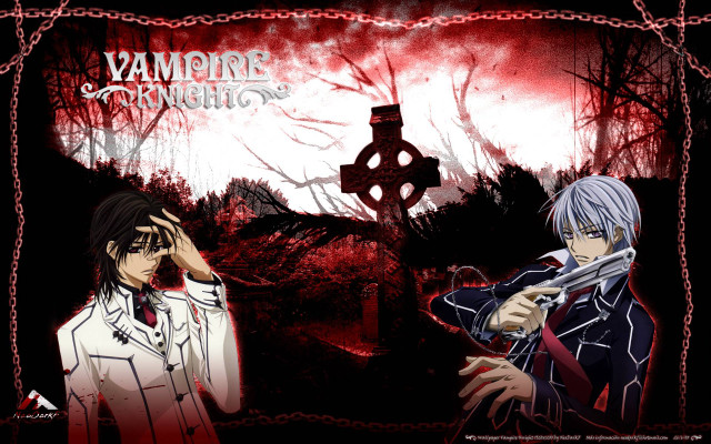 Anime couple cross redsky redlight free wallpaper for desktop - medium preview image