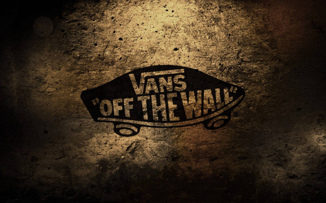 Skateboard wall vans black white free wallpaper for desktop - medium preview image