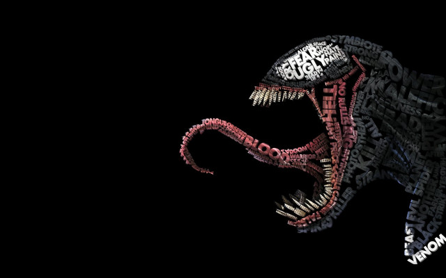 Large black red animal mouth free wallpaper for desktop - medium preview image