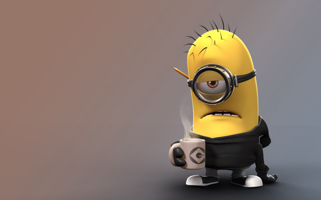 Cartoon character cigarette coffee mug free wallpaper for desktop - medium preview image