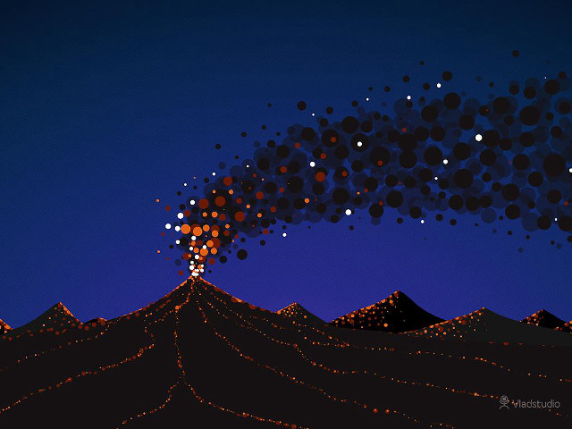 Mountain balloons floating sky background free wallpaper for desktop - medium preview image