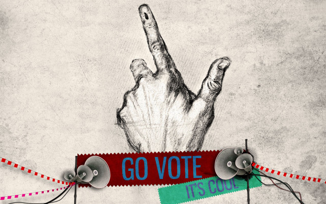 Hand peace ribbon cord go free wallpaper for desktop - medium preview image