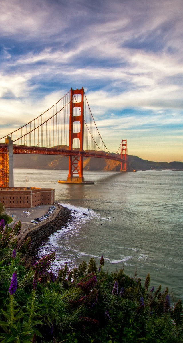 Golden gate bridge bay area free wallpaper for mobile - medium preview image