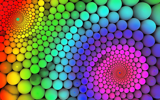Colorful background circles spiral design free wallpaper for desktop - medium preview image