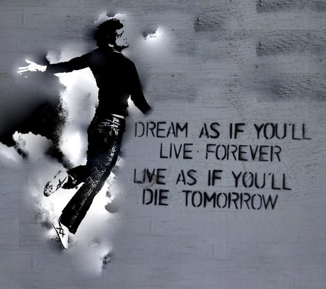 Man skateboarding graffiti wall quote free wallpaper for tablet - medium preview image