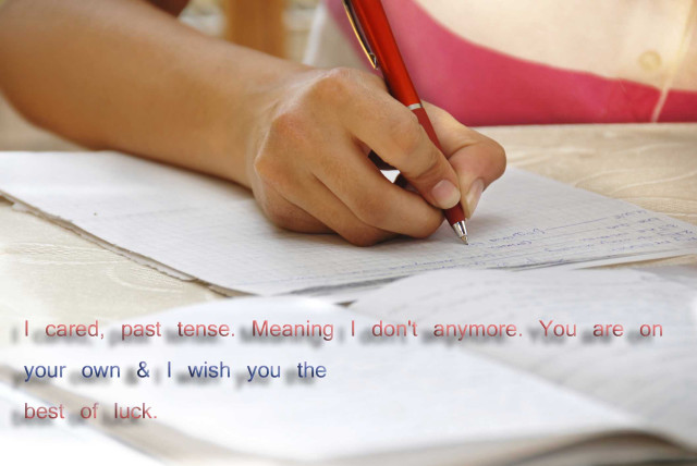 Woman writing paper pen notepad free wallpaper for desktop - medium preview image