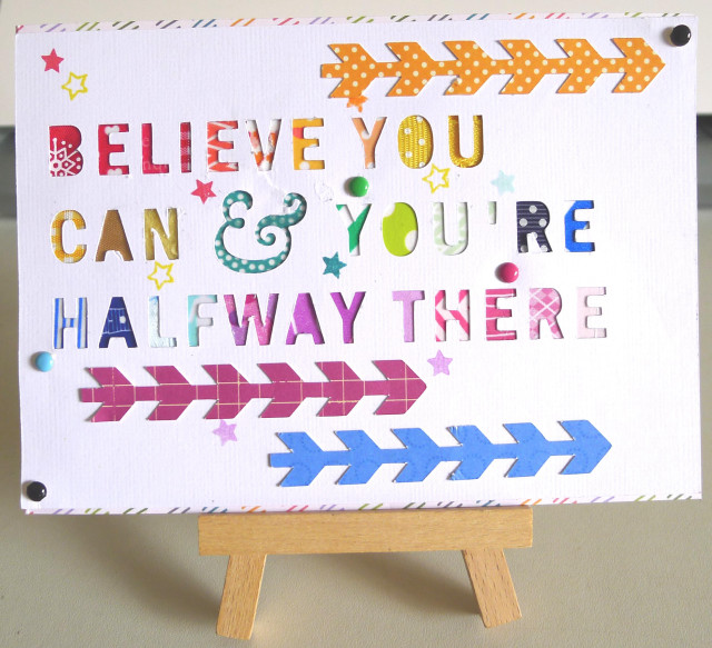 Believe can halfway there inspirational free wallpaper for tablet - medium preview image
