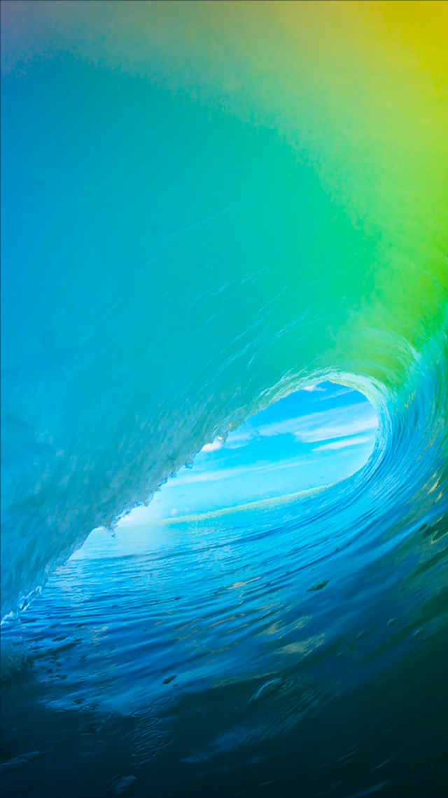 Wave rainbow background surfer black free wallpaper for mobile - medium preview image