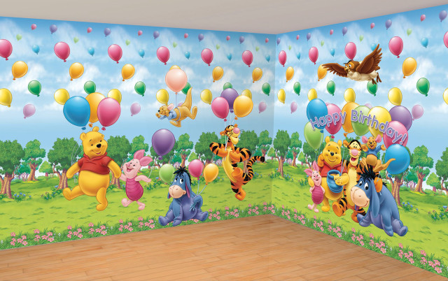 Winnie the pooh wallpaper balloons free wallpaper for desktop - medium preview image