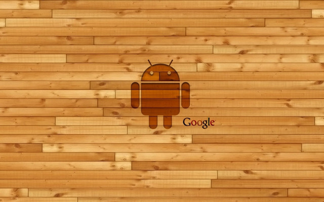 Wooden floor google logo android free wallpaper for desktop - medium preview image