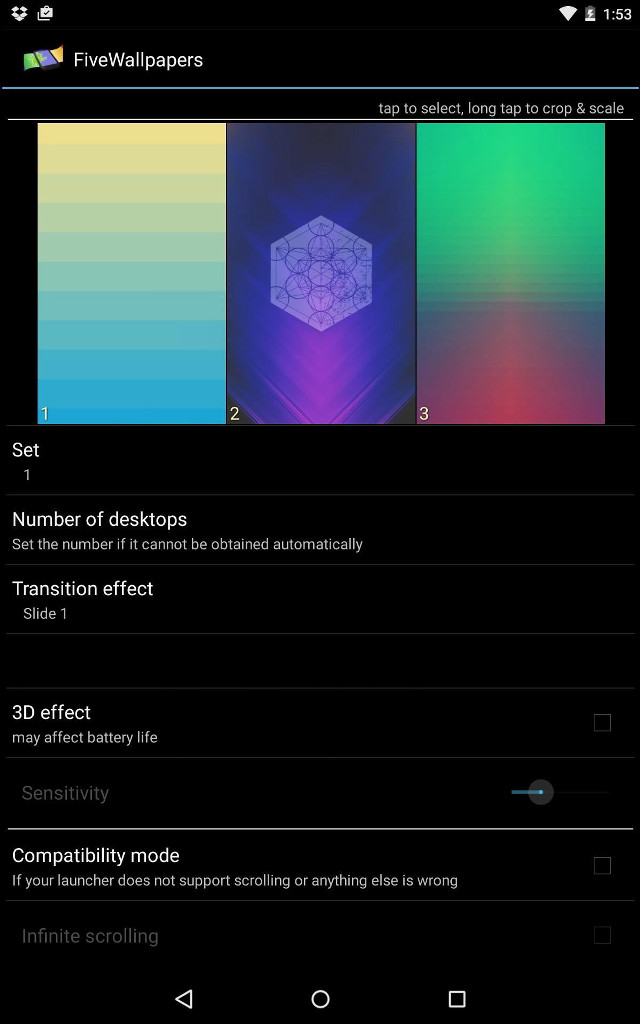 Cell phone multiple screens display free wallpaper for mobile - medium preview image