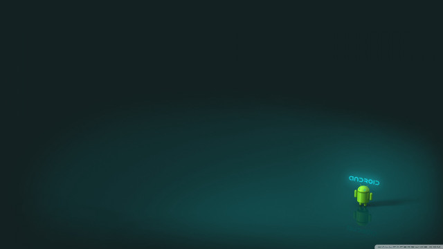 Green man dark neon sign free wallpaper for desktop - medium preview image