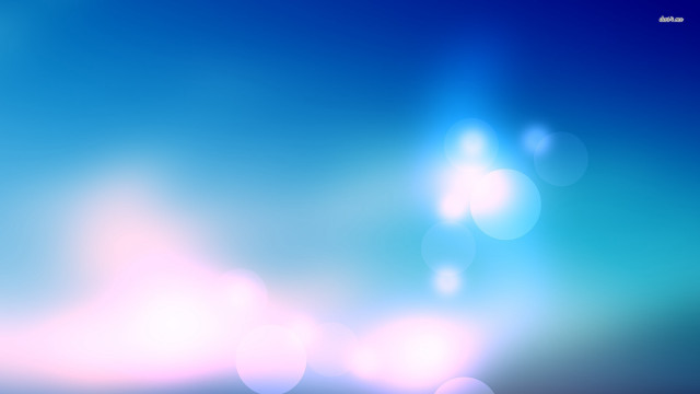 Blurry blue sky white lights #2 free wallpaper for desktop - medium preview image