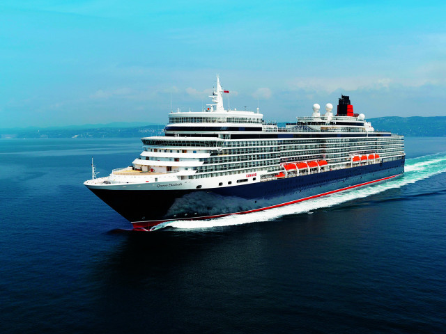 Cruise ship ocean sunny day #8 free wallpaper for desktop - medium preview image