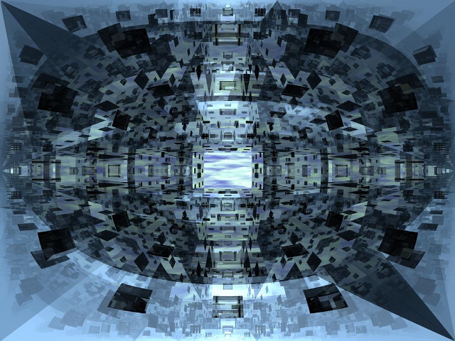 Mirror square pattern mandelbrot fractals free wallpaper for desktop - medium preview image