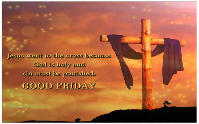 Cross banner good friday person free wallpaper for desktop - medium preview image