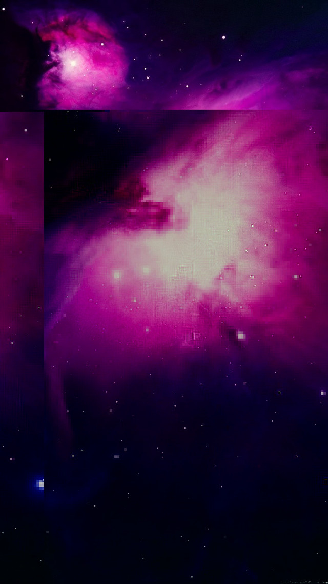 Space nebula star aurora moon free wallpaper for mobile - medium preview image