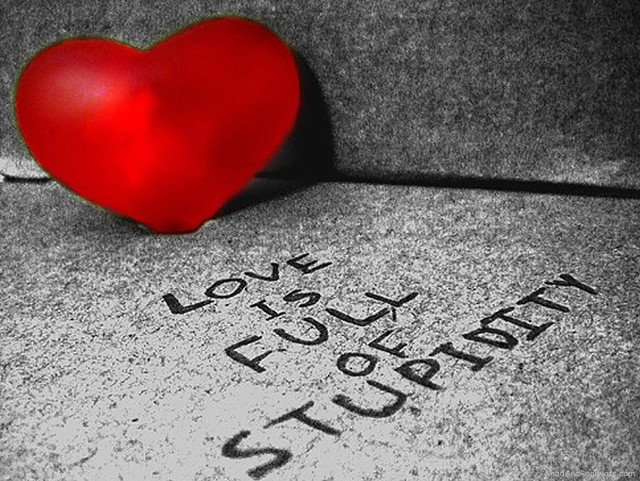 Red heart cement slab marker free wallpaper for desktop - medium preview image