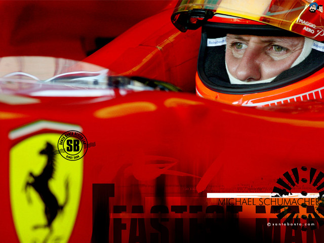 Man red ferrari helmet background free wallpaper for desktop - medium preview image