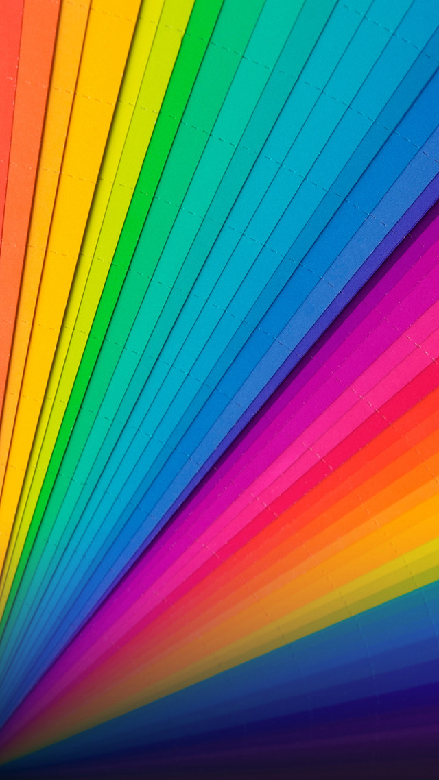 Rainbow black white background colorful free wallpaper for mobile - medium preview image