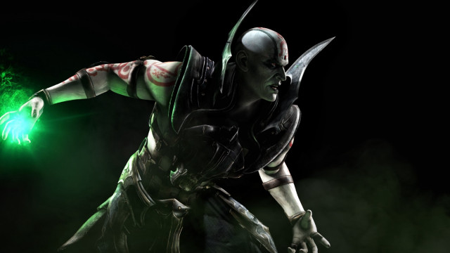 Man costume green light dark free wallpaper for desktop - medium preview image